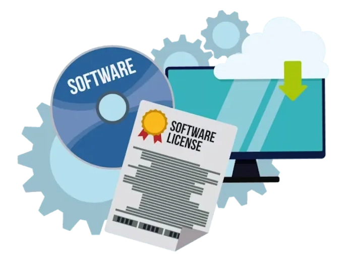 Um CD acompanhado de uma tela de computador com algumas imagens e um certificado